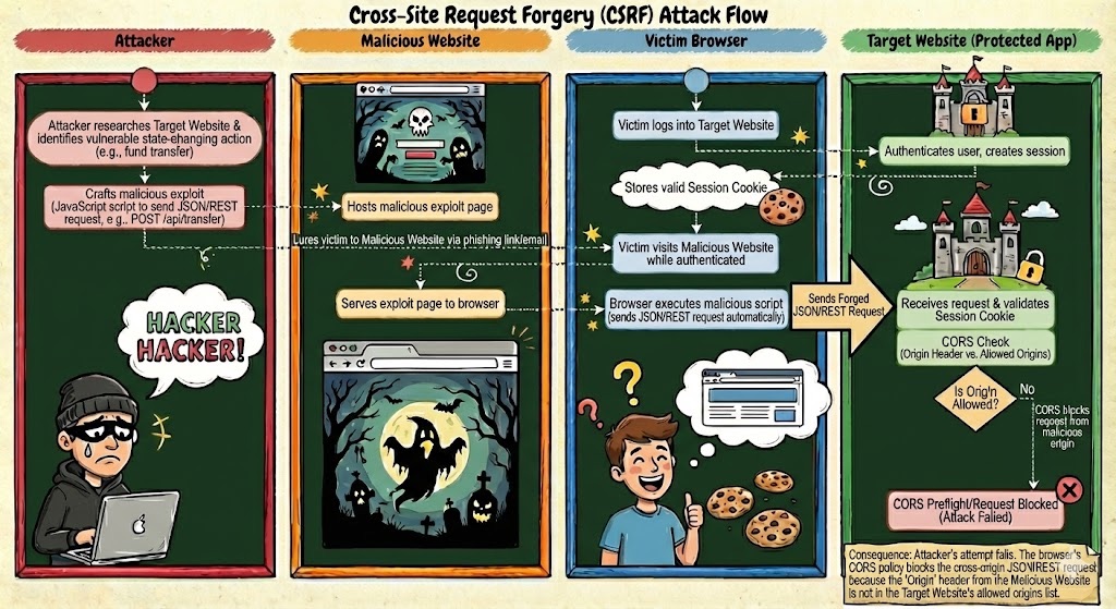 CSRF Example - Attack Fails